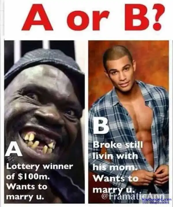 Ladies, who would you marry between these men?